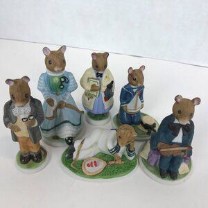 Franklin Mint, Woodhouse Mouse Figurines